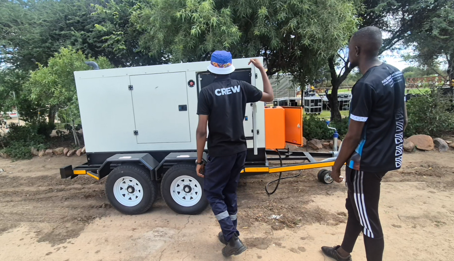 Generator at work